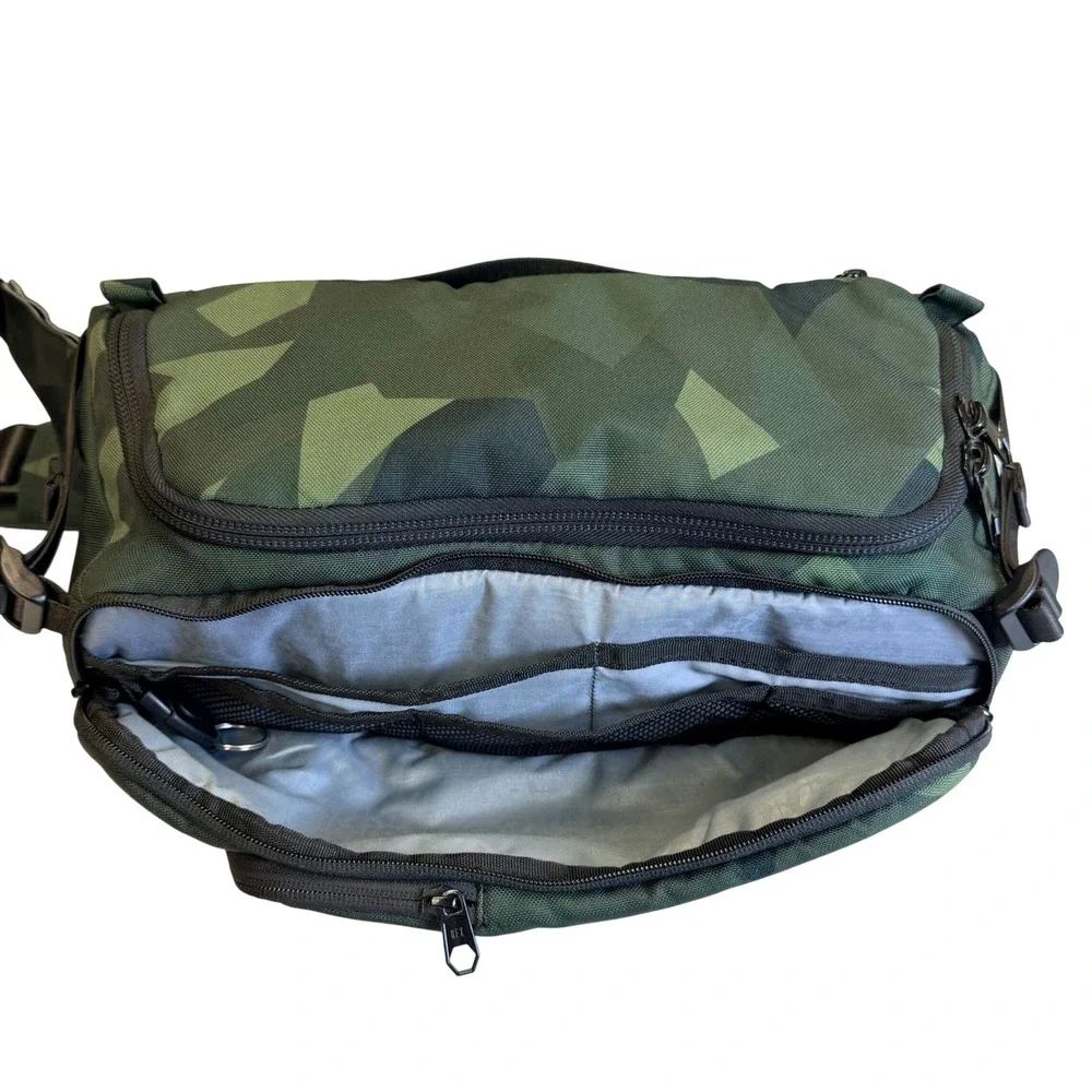 HEX Ranger DSLR Camera Hip Bag Green Camo Cordura Nylon Geometric Tactical